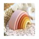 Arcobaleno Impilabile in Silicone  Alimentare - Tramonto